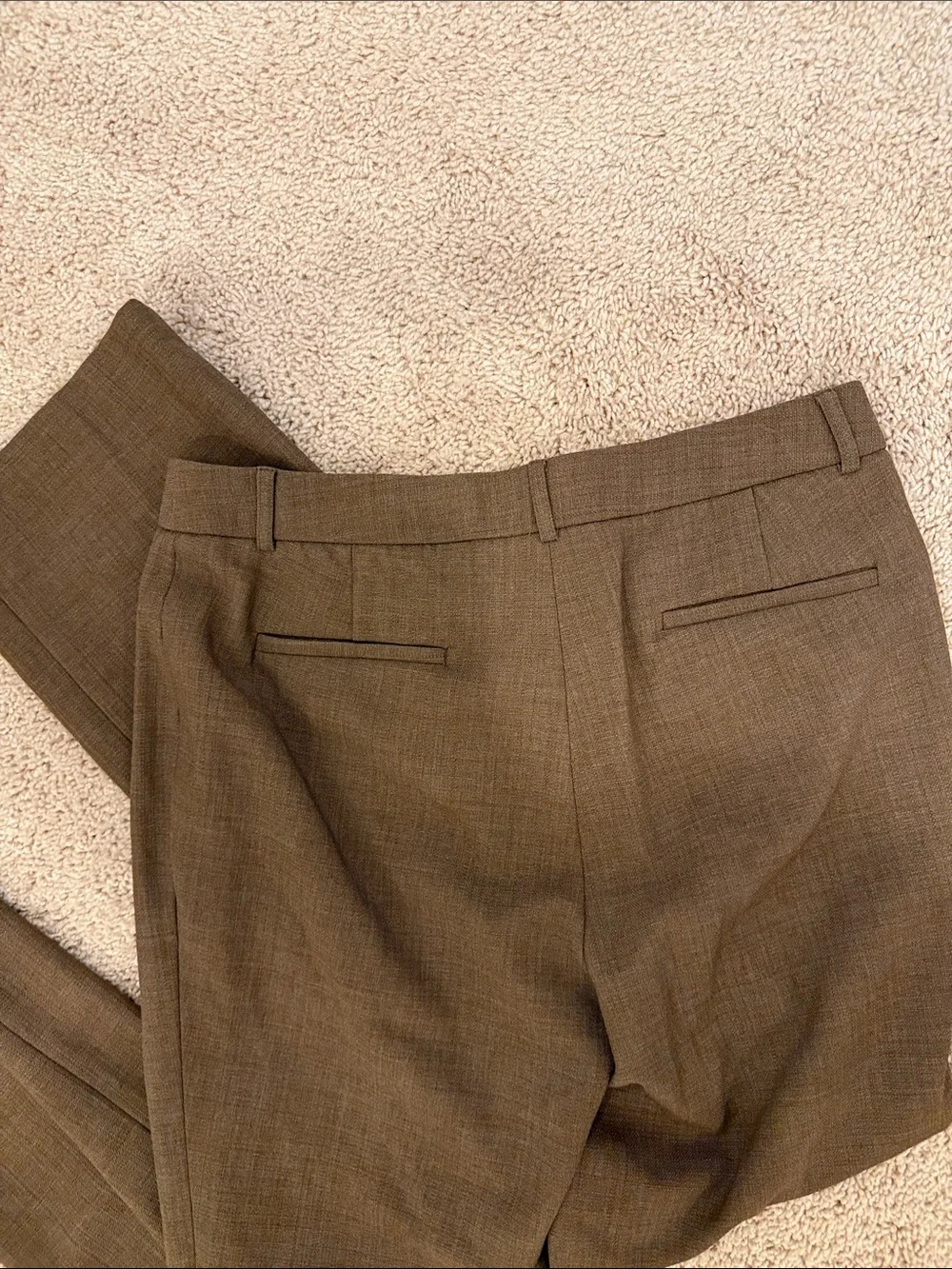Amanda & Chelsea Brown Straight-Leg Dress Trousers